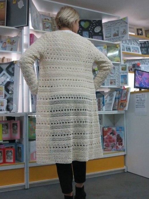 Уютный кардиган крючком Уютный кардиган крючком