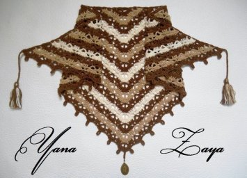 Восхитительный бактус "Тирамису" крючком