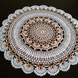 Ажурная салфетка крючком