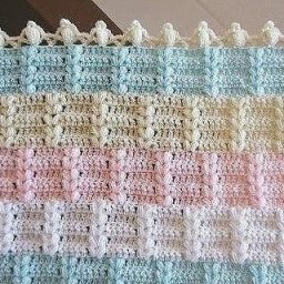 Идея для пледика крючком