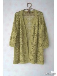 Создаем кардиган крючком из мотивов