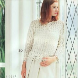 Нежный жакет с ажурными дорожками