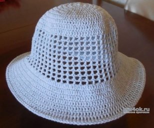 Простая панама крючком