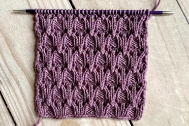 Подборка узоров спицами