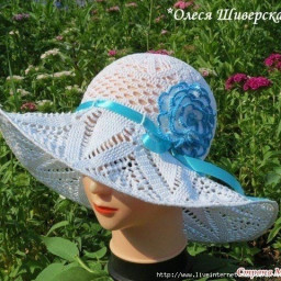 Вязаная шляпа: немного лета в зимние будни