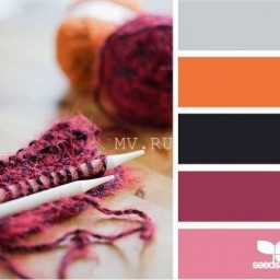 Как правильно сочетать цвета в вязании