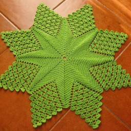 Вяжем звездный коврик