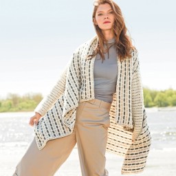 Вяжем неординарный кардиган