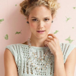 Ажурный топ спицами - готовимся к теплому сезону!