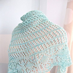 Шаль "Очаровательные раковины": описание и схема