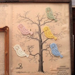 Вяжем крючком птичек. Схема вязания