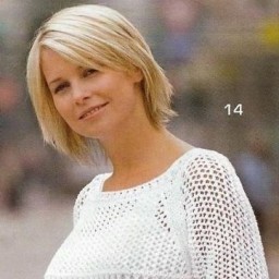 Белый пуловер-реглан ажурным и сетчатым узором