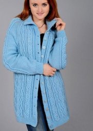 Кардиган фантазийным узором