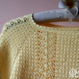 Нежная кофточка крючком