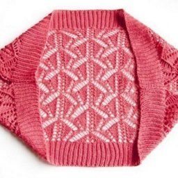 Нежное болеро спицами