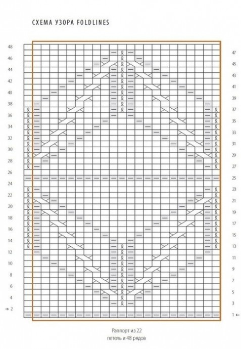 Красивый узор для джемпера/свитера спицами