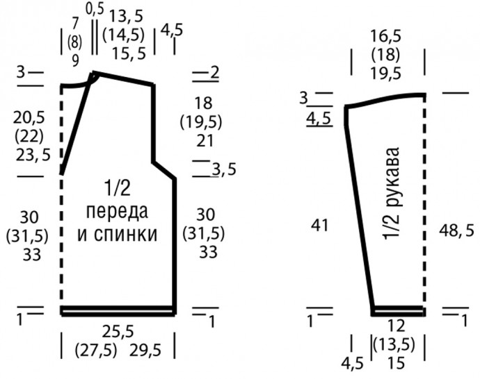 Вяжем солнечный пуловер