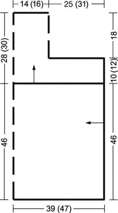 Безрукавка в технике пулинг Безрукавка в технике пулинг