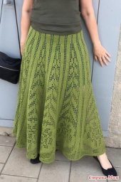 Летняя юбка крючком — нежность и стиль в каждом ряду