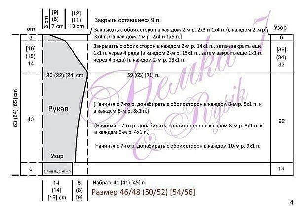 Вяжем жакет мужчине.
