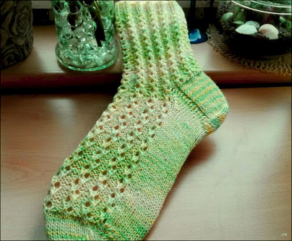 Женские носки "Герань"
