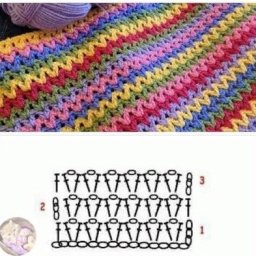 Интересный узор крючком