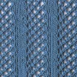 Красивый ажурный узор спицами