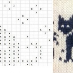 Милый жаккард с котиком