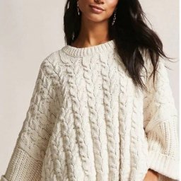 Пуловер в стиле оверсайз, вяжем спицами