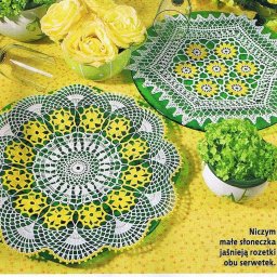 Салфетка крючком
