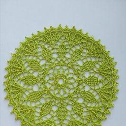 Ажурная салфетка, связанная крючком
