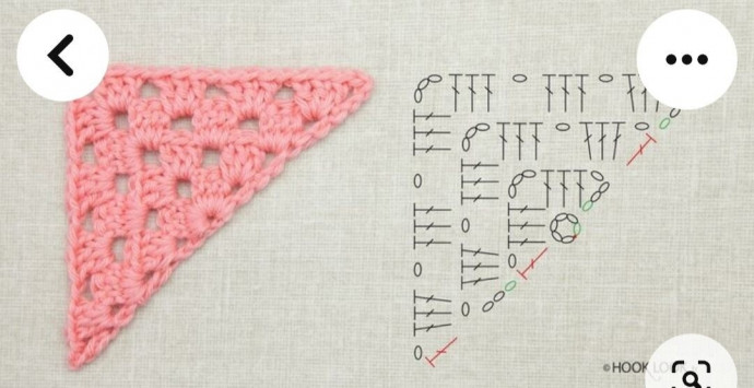 Рубашка из мотивов крючком