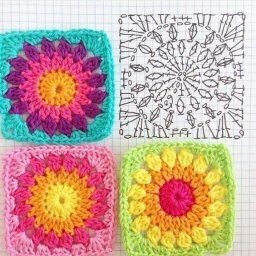 Яркий мотив для летних вязаных вещей