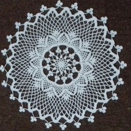 Милая салфетка крючком