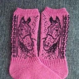 Носки с лошадками