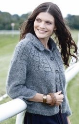 Короткий шерстяной жакет