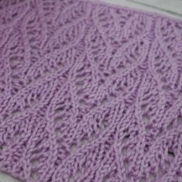 Узор спицами