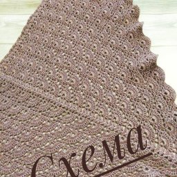 Интересный узор для шали