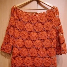 Туника из мотивов крючком