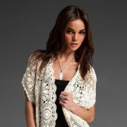 Вяжем нежный ажурный жакет