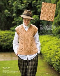 Жилетка с аранами "TEORIYA", вяжем спицами