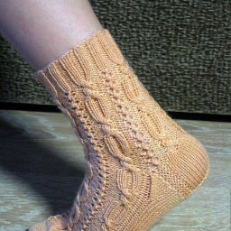 Красивые ажурные носочки