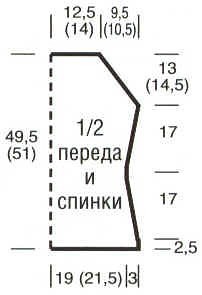 Легкий топ на лето, вяжем спицами