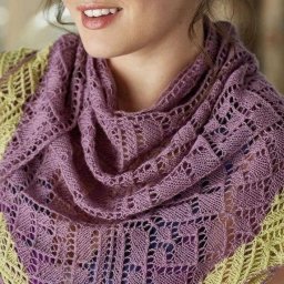 Осень - время носить красивые шали! Узор в копилку