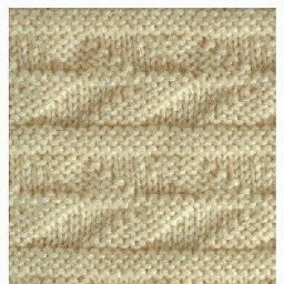 Рельефный узор спицами