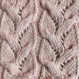 Узор "Ажурные косы", вяжем спицам