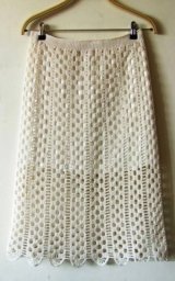 Летняя юбка крючком — нежность, связанная вручную