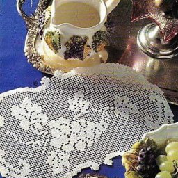 Красивая салфетка крючком