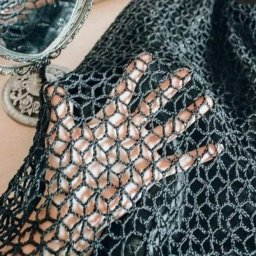 Роскошная сеточка, связанная крючком
