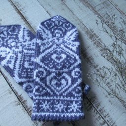 Варежки "Снежные ангелы" ️️️